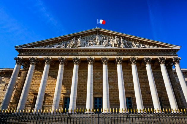 Palais Bourbon au Quai d'Orsay à Paris, France. (Photo by Bruno DE HOGUES/Gamma-Rapho via Getty Images)