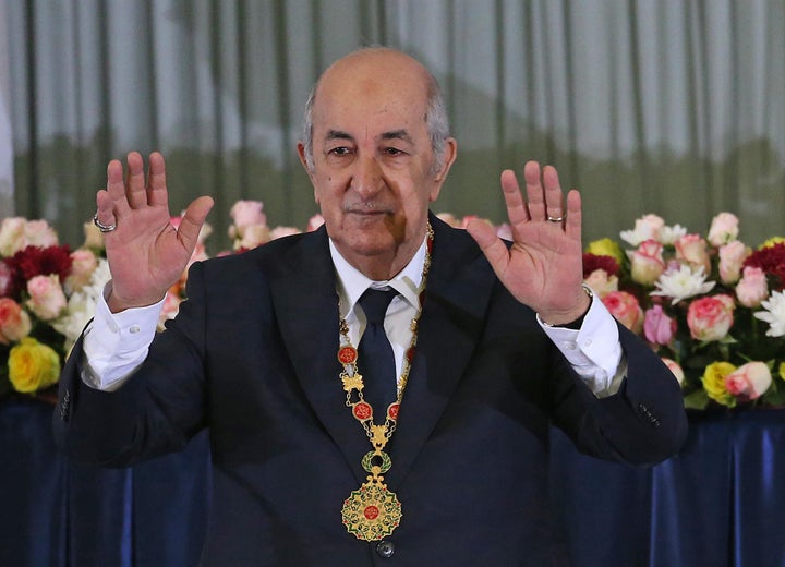 El presidente de Argelia, Abdelmayid Tebune.