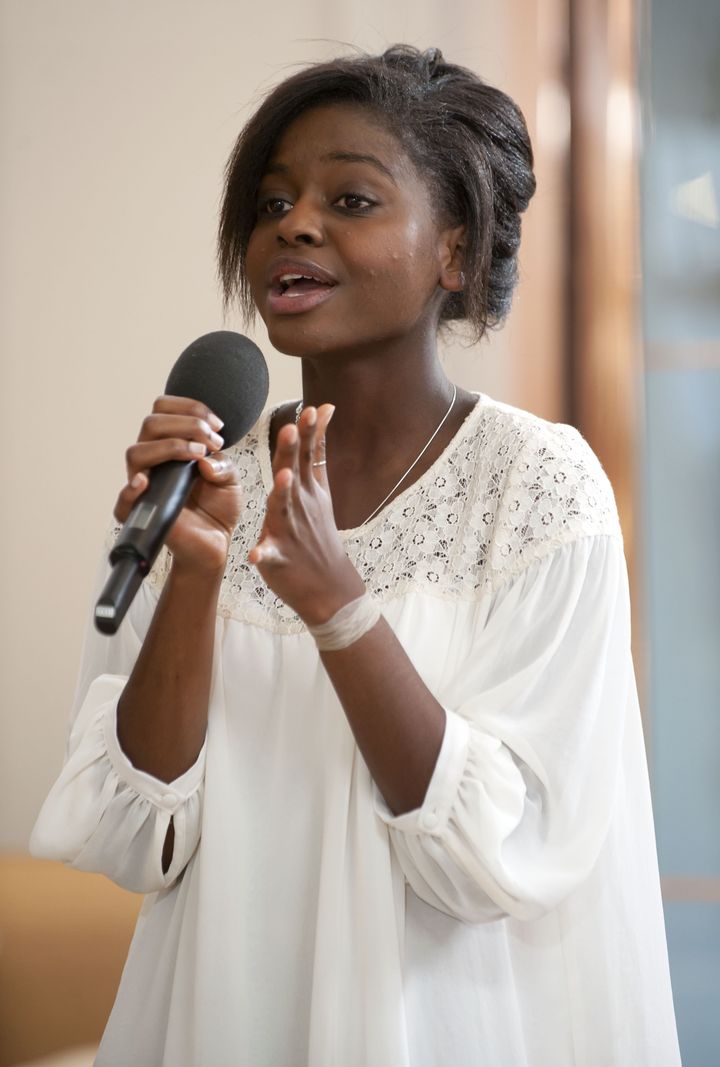 Gamu Nhengu on The X Factor in 2010