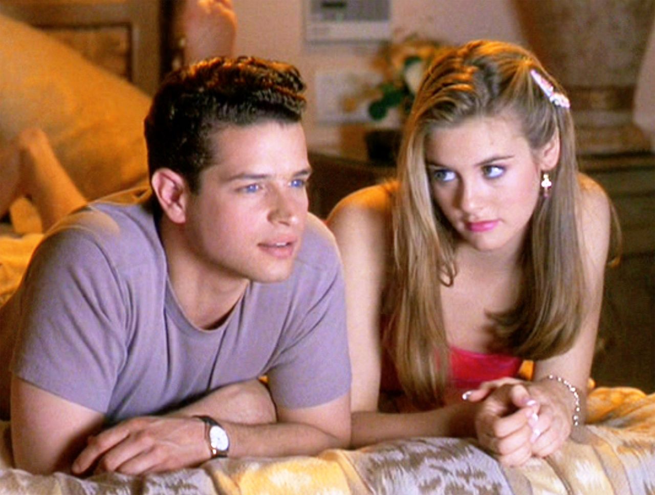 Justin Walker and Alicia Silverstone in a scene from "Clueless," released in 1995.