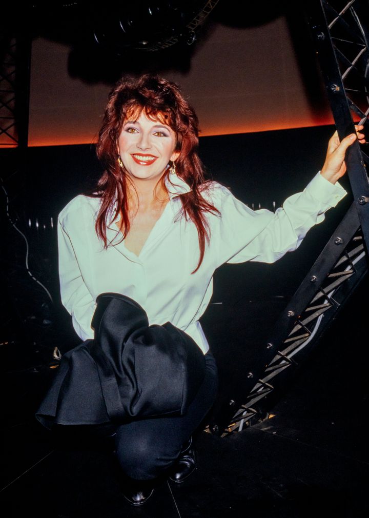 Kate Bush pictured in 1985, the year of Running Up That Hill's release