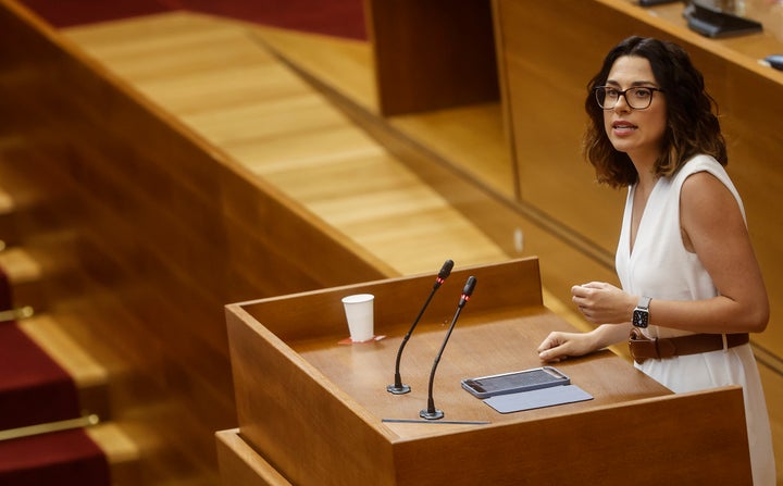 La diputada valenciana de Compromís Aitana Mas, en una imagen de archivo.