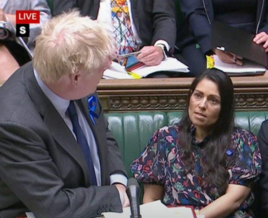 Priti Patel Wore Anti-Bullying Ribbon In PMQs And Everyone Had The Same ...