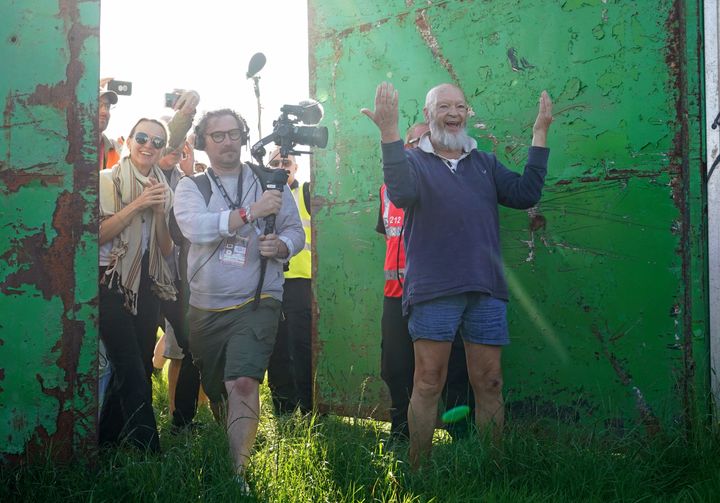 Michael and Emily Eavis reopen the gates at Glastonbury