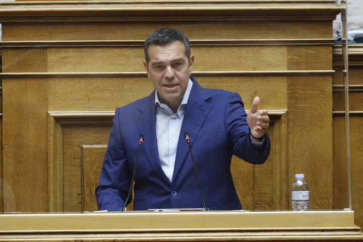Συνεδρίαση της Κοινοβουλευτικής Ομάδας του ΣΥΡΙΖΑ - Προοδευτική Συμμαχία, Τετάρτη 22 Ιουνίου 2022. (ΓΙΩΡΓΟΣ ΚΟΝΤΑΡΙΝΗΣ/EUROKINISSI)