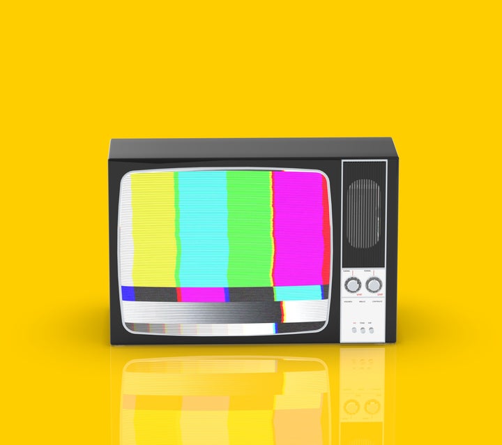 Imagen renderizada de una televisión.