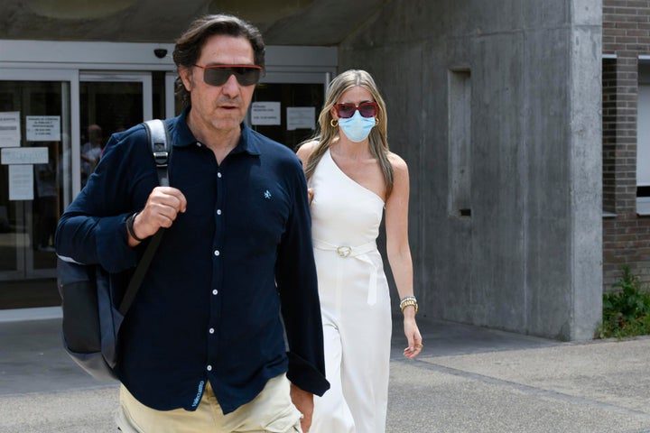 Luis Lorenzo y su pareja.