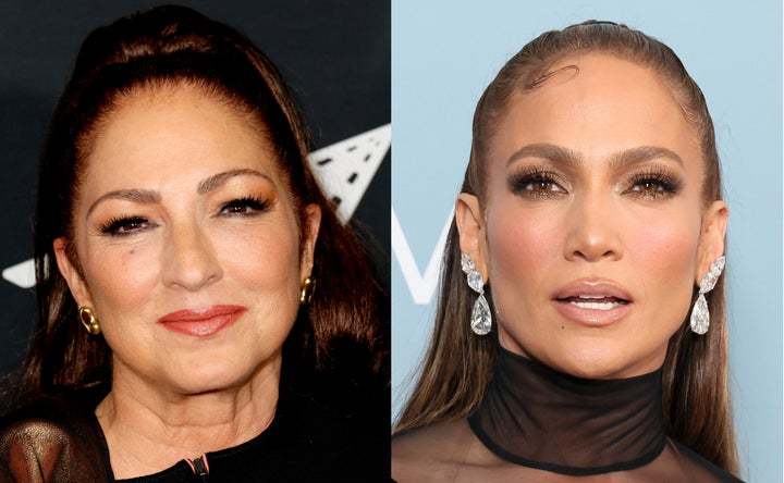 Gloria Estefan, left, and Jennifer Lopez