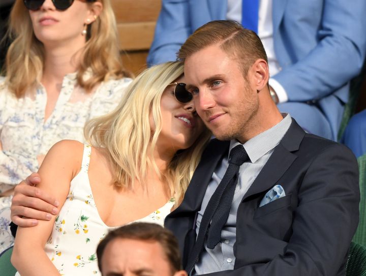 Mollie King and Stuart Broad