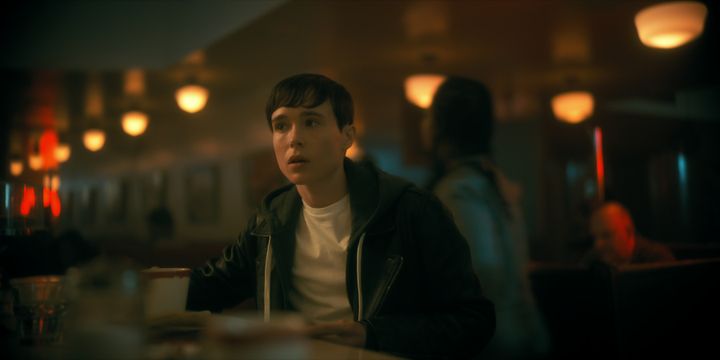 Elliot Page as seen in the third season of The Umbrella Academy