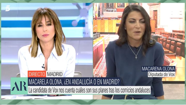 Ana Terradillos y Macarena Olona.