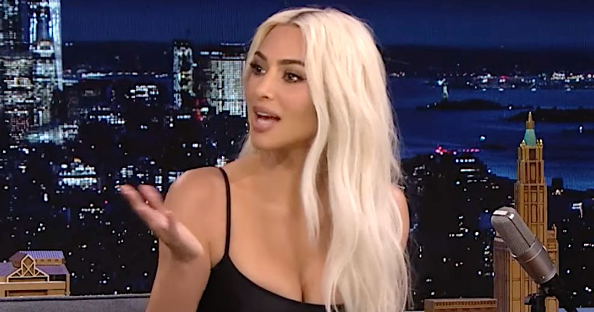 Kim Kardashian Repeatedly Tells Her Sons To Pipe Down During 'Tonight Show'