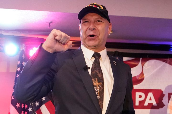 Pennsylvania state Sen. Doug Mastriano won the primary to become the GOP nominee for U.S. senator.