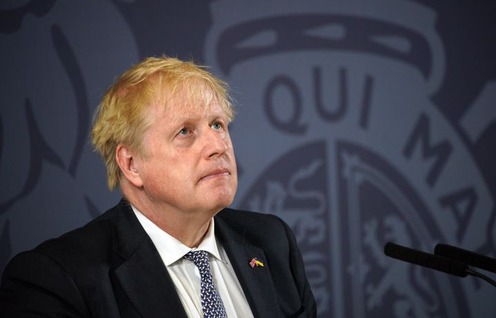 Prime Minister Boris Johnson during his speech at Blackpool and The Fylde College in Blackpool, Lancashire where he announced new measures to potentially help millions onto the property ladder. Picture date: Thursday June 9, 2022.