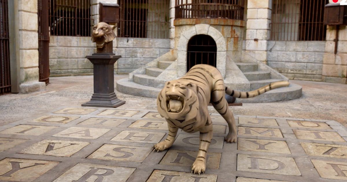 Dans "Fort Boyard", les tigres en 3D ressemblent à ça