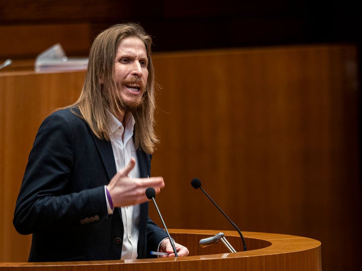 El coportavoz de Podemos, Pablo Fernández, en una imagen de archivo.