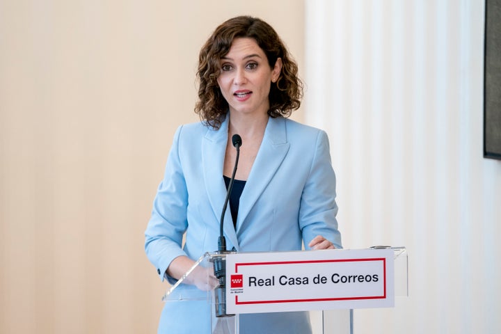 La presidenta de la Comunidad de Madrid, Isabel Díaz Ayuso.