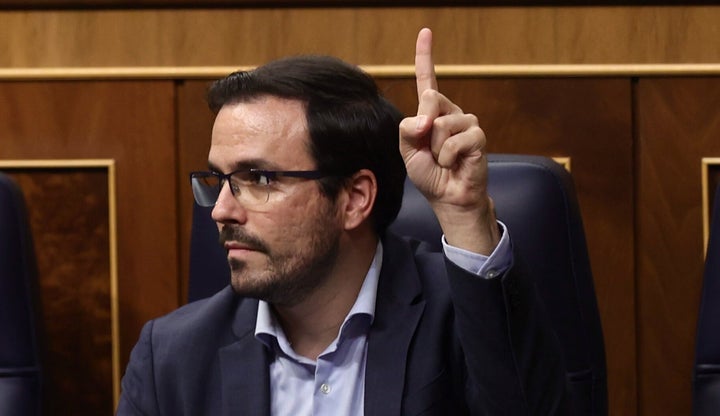 Alberto Garzón, en el Congreso.