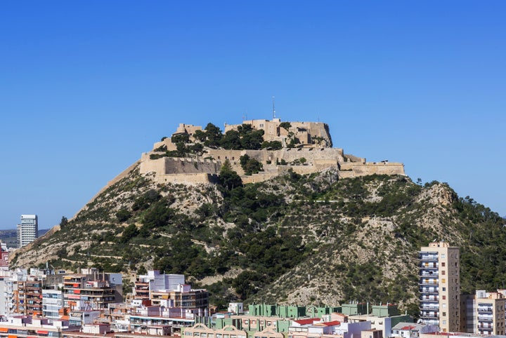 El castilla de Santa Bárbara, en Alicante.