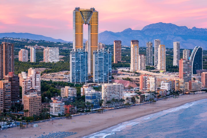 El 'skyline' de Benidorm.