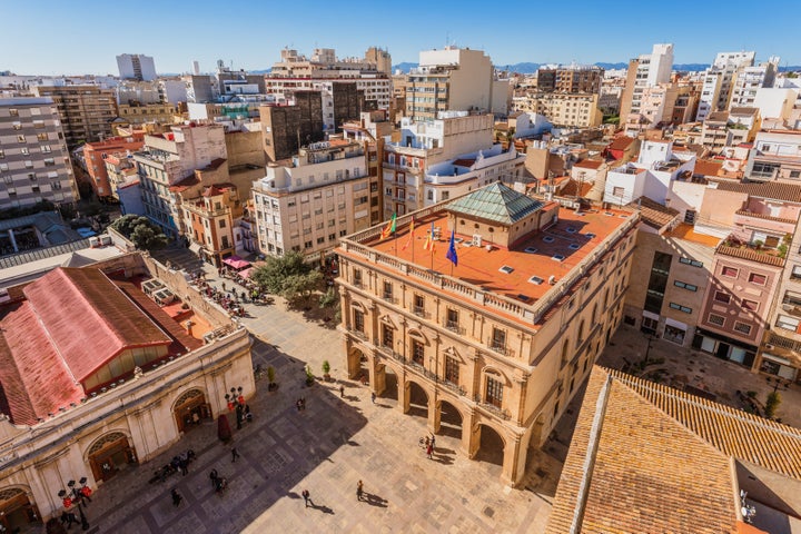 Vista aérea de Castellón de la Plana.