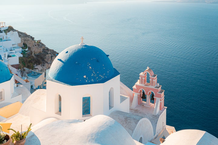 Vista desde Oia, en Santorini