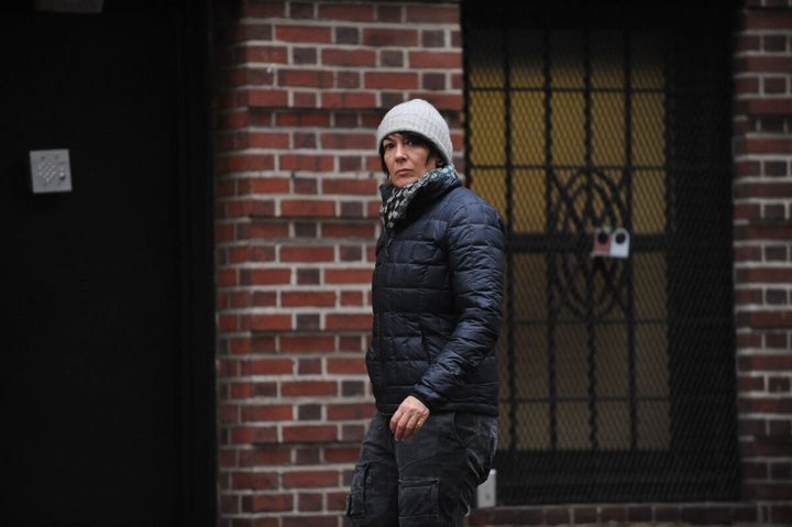 Ghislaine Maxwell, seen outside her New York City townhouse in 2015, was placed on suicide watch Friday despite not being suicidal, her attorney said.