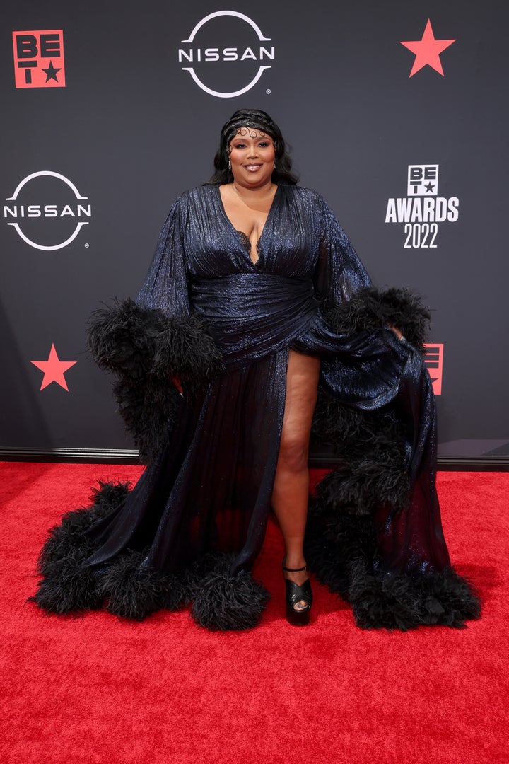 Lizzo attends the 2022 BET Awards.