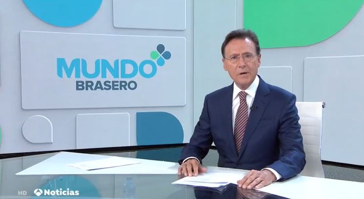Matías Prats en Antena 3 Noticias Fin de semana.