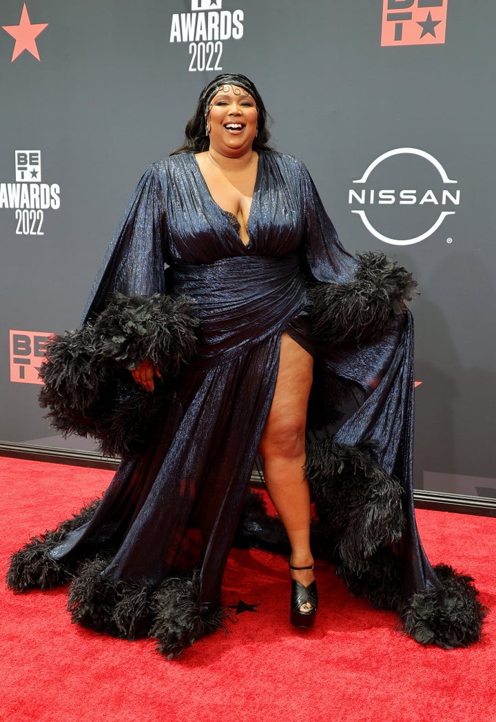 Lizzo attends the 2022 BET Awards at Microsoft Theater on June 26 in Los Angeles, California.