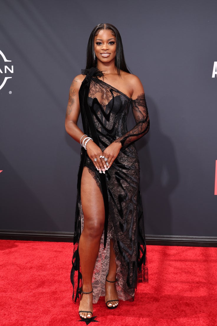 Ari Lennox attends the 2022 BET Awards.