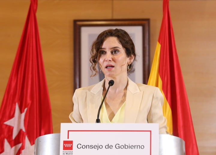 La presidenta de la Comunidad de Madrid, Isabel Díaz Ayuso.