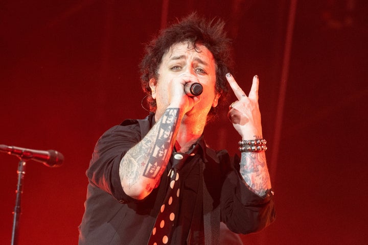 Green Day frontman Billie Joe Armstrong.