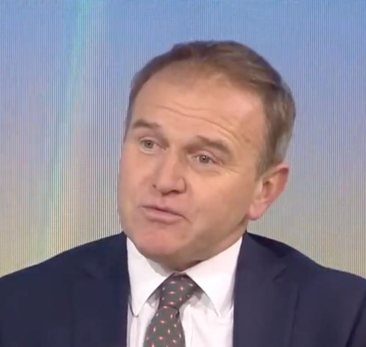 George Eustice defending the government's actions on the NI Protocol on Monday