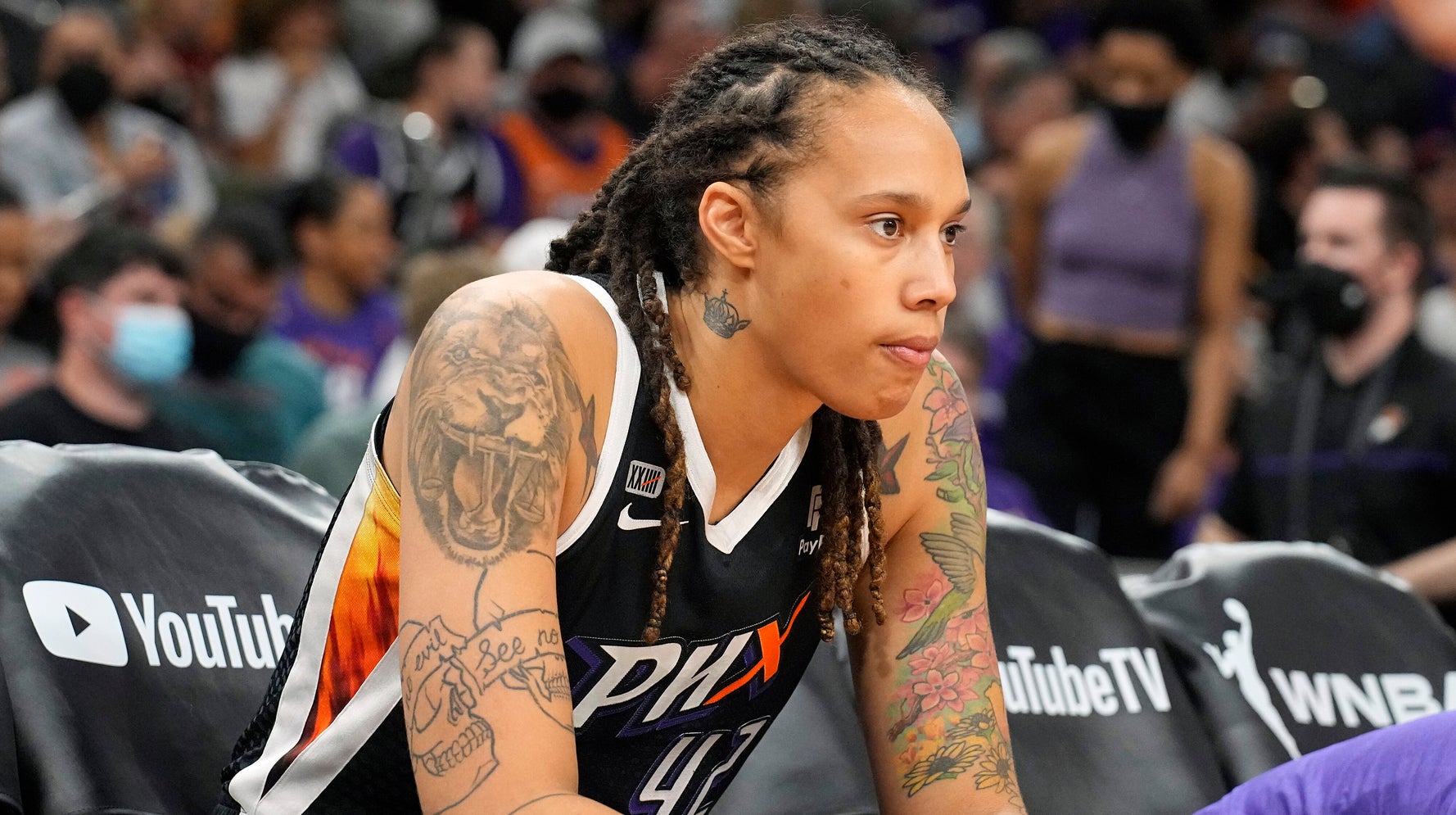 WNBA Basketball Star Brittney Griner Thanks In Russian Court For Hearing Forward Of Demo