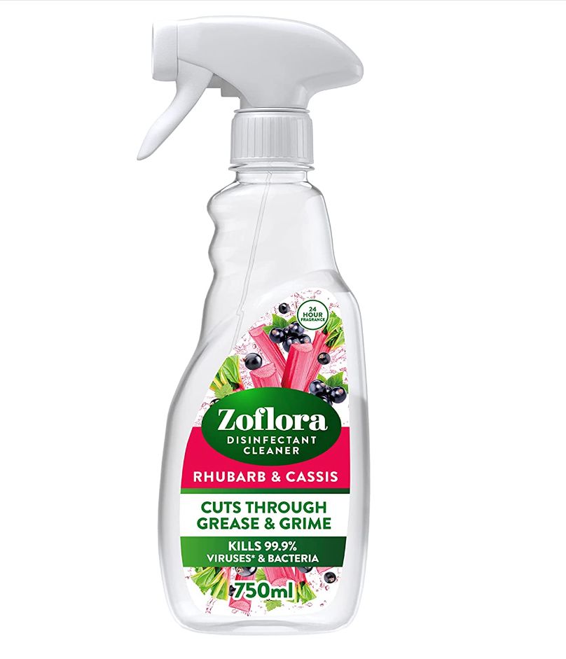 Zoflora Rhubarb & Cassis 750ml Multipurpose Disinfectant Cleaner