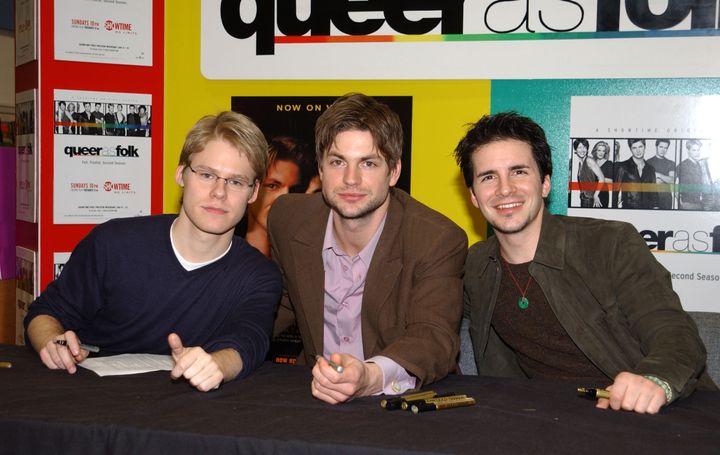 Queer As Folk stars Randy Harrison, Gale Harold and Hal Sparks