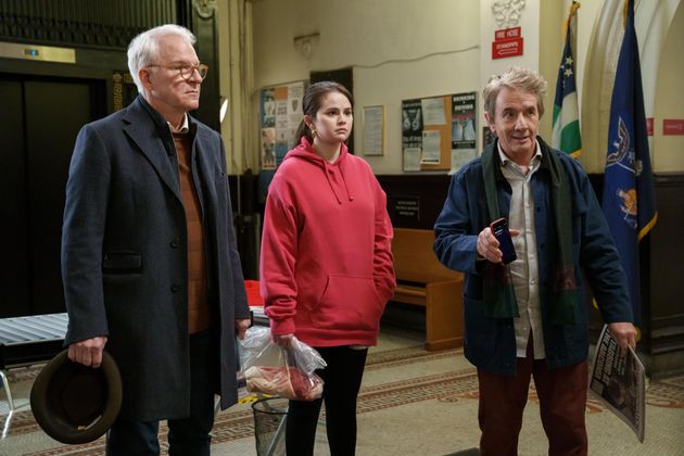 Charles, Mabel and Oliver (Steve Martin, Selena Gomez and Martin Short) in the Season 2 premiere of Hulu's 