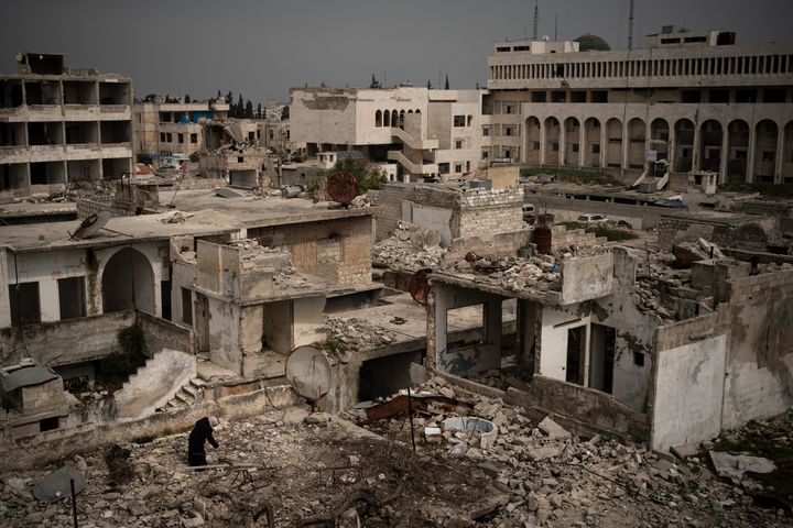 H κατεστραμμένη πόλη του Ιντλιμπ 