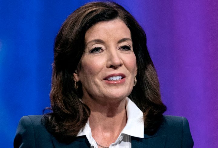 New York Gov. Kathy Hochul is facing challenges from New York City’s elected public advocate, Jumaane Williams, and Rep. Tom Suozzi, a moderate congressman from Long Island. 