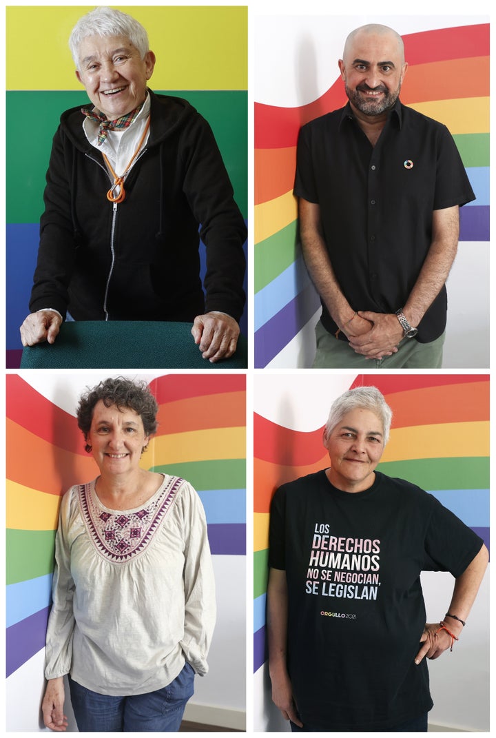 Boti, Toni, Beatriz, y Uge, retratados por EFE.