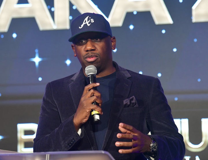 Chaka Zulu attends Black Music and Entertainment Walk Of Fame Nominees Announcement Cocktail Party on Feb. 18, 2021, in Atlanta, Georgia. Zulu, who manages rap star and actor Ludacris, was injured in a parking lot shooting in an upscale neighborhood north of downtown Atlanta on Sunday night, June 26, 2022.