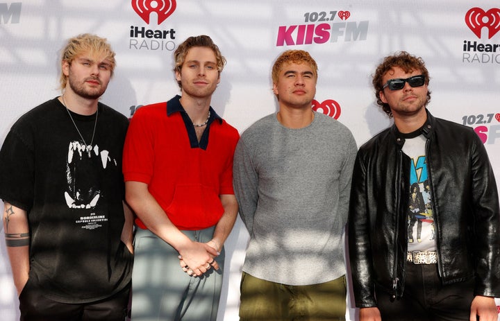 5 Seconds Of Summer (L-R) Luke Hemmings, Michael Clifford, Calum Hood and Ashton Irwin