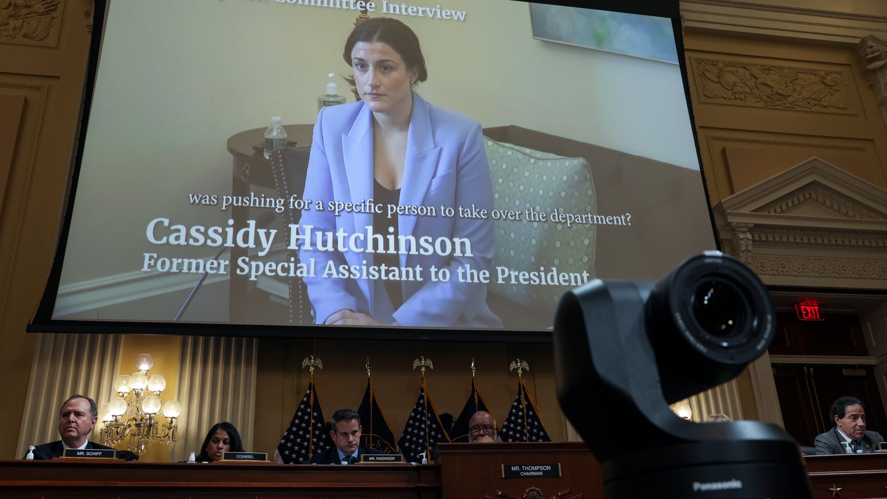Top Aide To Trump White House Chief Of Staff Brings Inside-The-Room Story To Jan. 6 Hearing Top Aide To Trump White House Chief Of Staff Brings Inside-The-Room Story To Jan. 6 Hearing