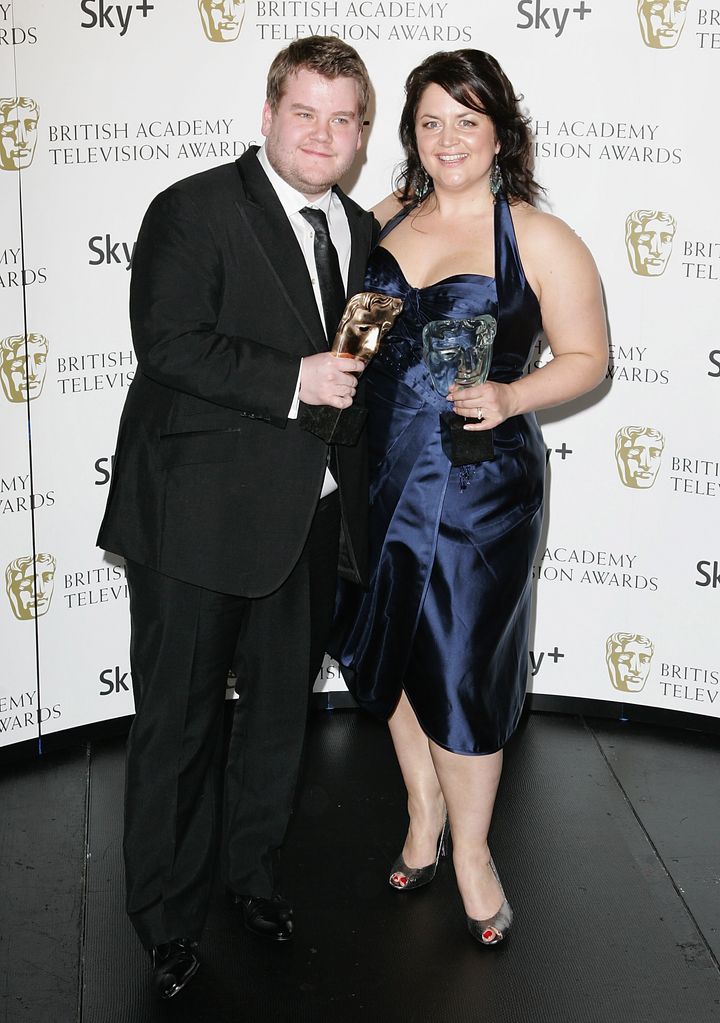James and Ruth at the TV Baftas in 2008