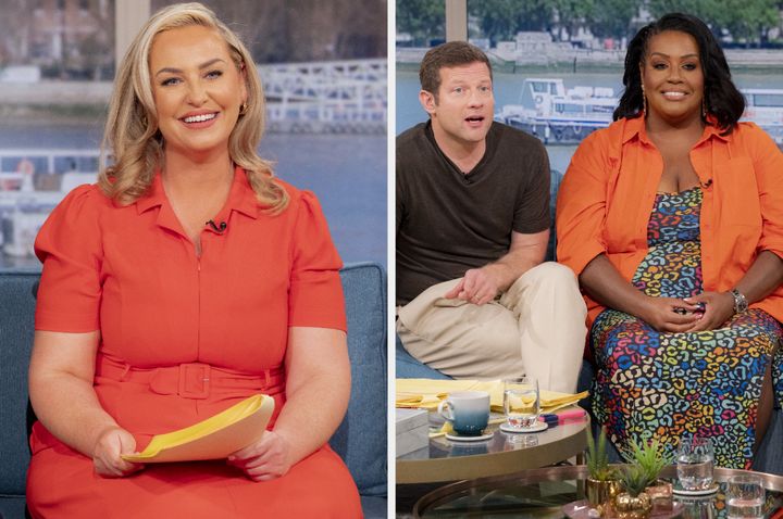 This Morning presenters Josie Gibson, Dermot O'Leary and Alison Hammond