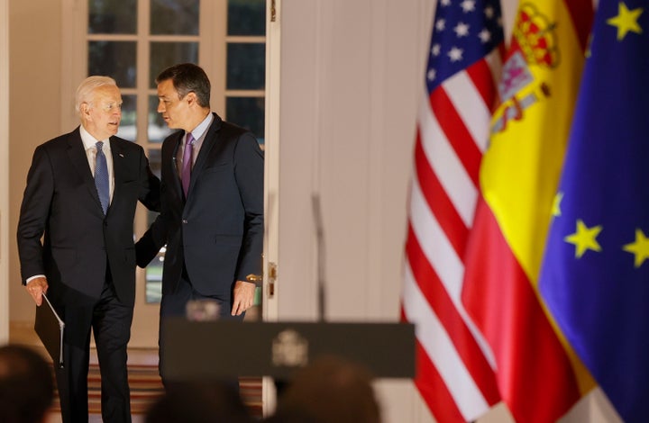 Biden y Sánchez