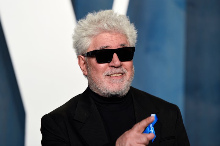 El director Pedro Almodóvar, en la fiesta Vanity Fair tras los Oscar de 2022.
