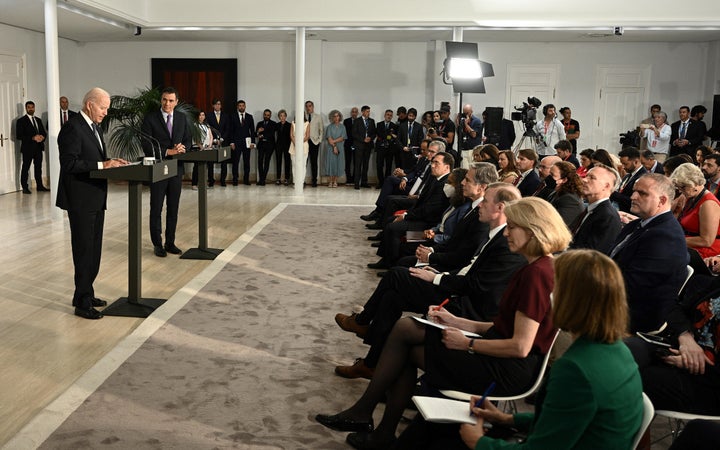 Rueda de prensa de Sánchez y Biden