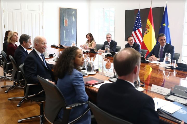 Reunión Biden y Sánchez